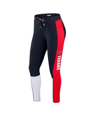 Women's Navy/Red Houston Texans Color-Block Leggings