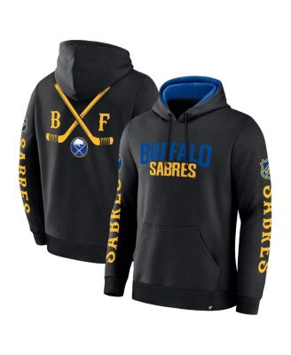 Fanatics - Men's Black Buffalo Sabres Big City Legacy Fleece Pullover Hoodie