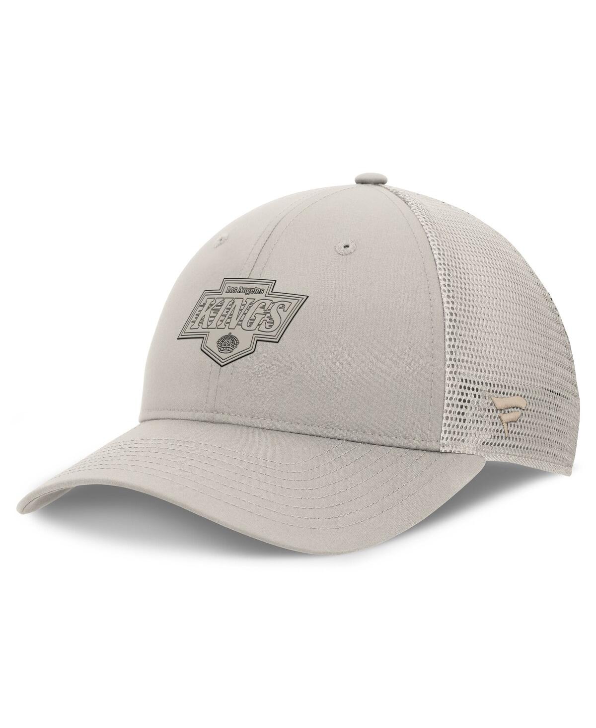 Fanatics Women's Tan Los Angeles Kings Authentic Pro Road Trucker Adjustable Hat In Tan