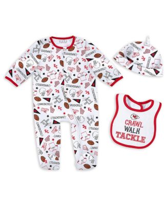 WEAR by Erin Andrews - Baby Boys and Girls Kansas City Chiefs Sleep Play Set