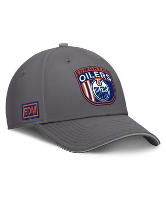 Fanatics - Men's Gray Edmonton Oilers Home Ice Flex Hat