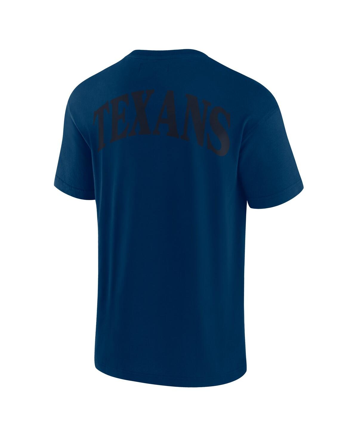 Fanatics Men's And Women's Navy Houston Texans Elements Iconic T-shirt In Navy
