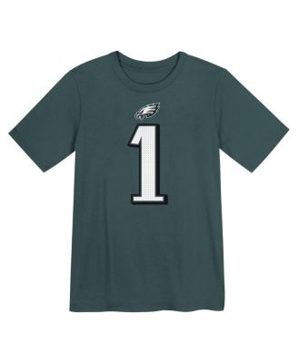 Preschool Jalen Hurts Midnight Green Philadelphia Eagles Player Name Number T-Shirt