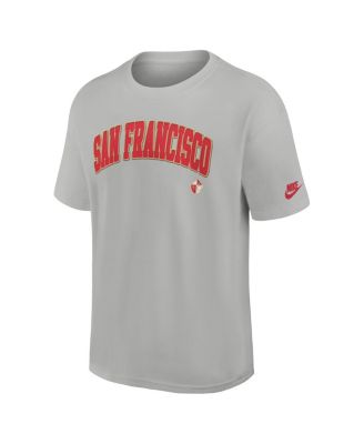 Men's Silver San Francisco 49ers Rewind Max90 Statement T-Shirt