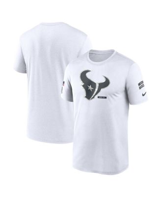Nike - Men's White Houston Texans 2024 Salute To Service Legend Performance T-shirt