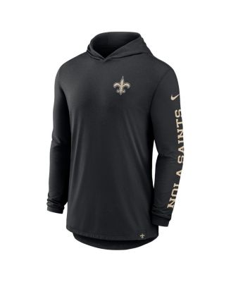 Men's Black New Orleans Saints Blitz Pullover Hoodie