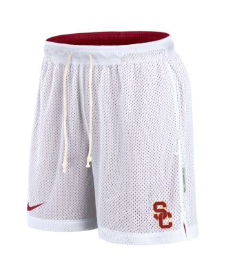 Men's White/Cardinal USC Trojans Primetime Reversible Performance Shorts