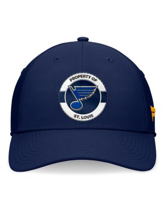 Men's Navy St. Louis Blues Authentic Pro Training Camp Flex Hat