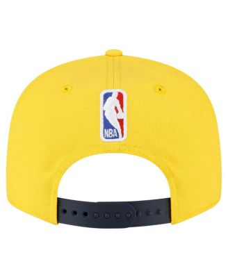 Men's Gold Indiana Pacers Jersey Hook Statement Edition 9FIFTY Snapback Hat
