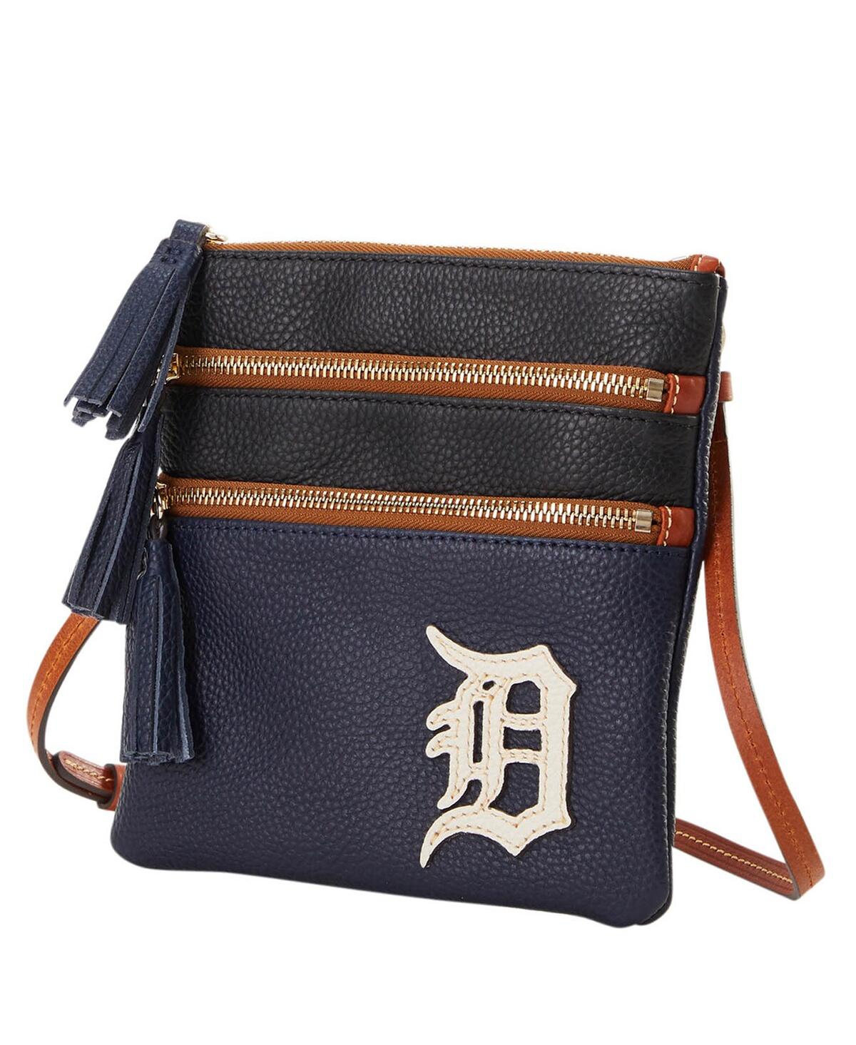 Dooney & Bourke Detroit Tigers Infield Triple Zip Crossbody Purse In No Color