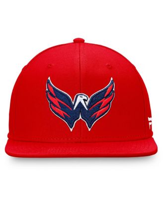 Fanatics Men's Red Washington Capitals Core Primary Logo Snapback Hat
