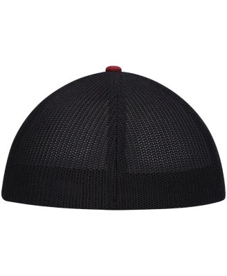 Men's Burgundy/Black Colel Tri-Blend Trucker Flex Hat