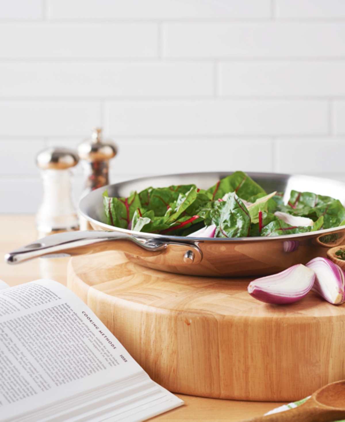 Heritage Steel Titanium Series Fully Cladded 10.5" Fry Pan With Lid In Stainless Steel