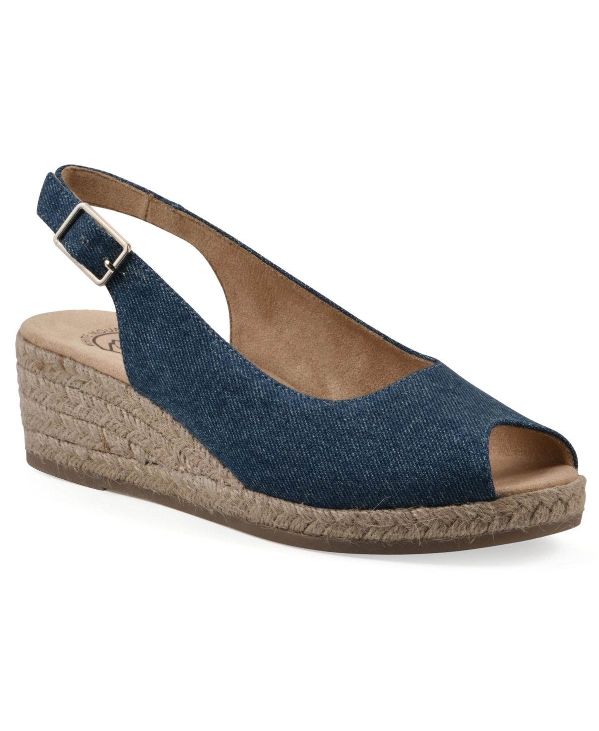 WHITE MOUNTAIN WOMEN'S MAIZE ESPADRILLE WEDGE SANDALS 