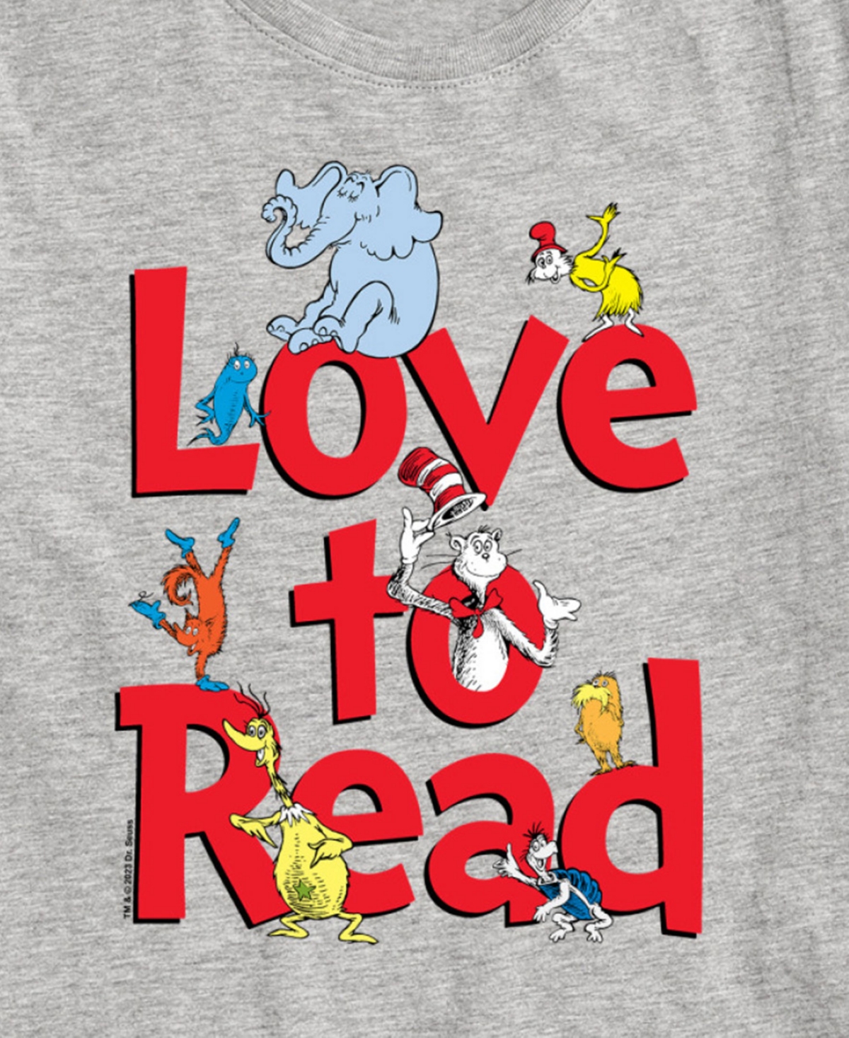 Shop Hybrid Big Boys Love To Read Graphic T-shirt In Gray