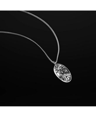 Men's Rose Amulet - Symbol of Strength and Resilience