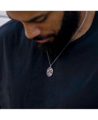 Men's Rose Amulet - Symbol of Strength and Resilience