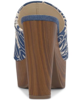 Women's Shelbie Block Heel Platform Mules