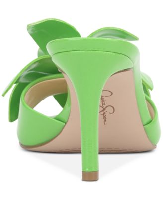 Women's Percia Flower High-Heel Dress Mules