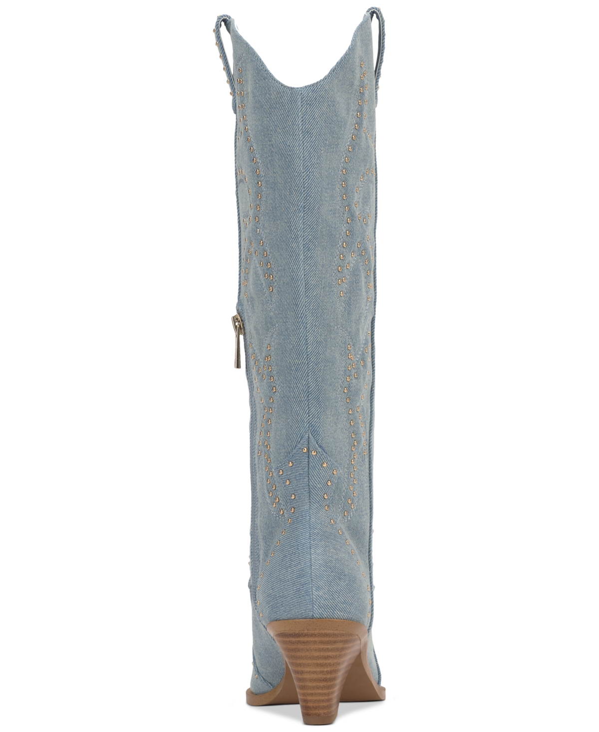 Jessica Simpson Women's Zaikes Studded Western Boots In Blue