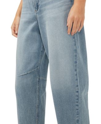 Women's High Rise Barrel Leg Jeans