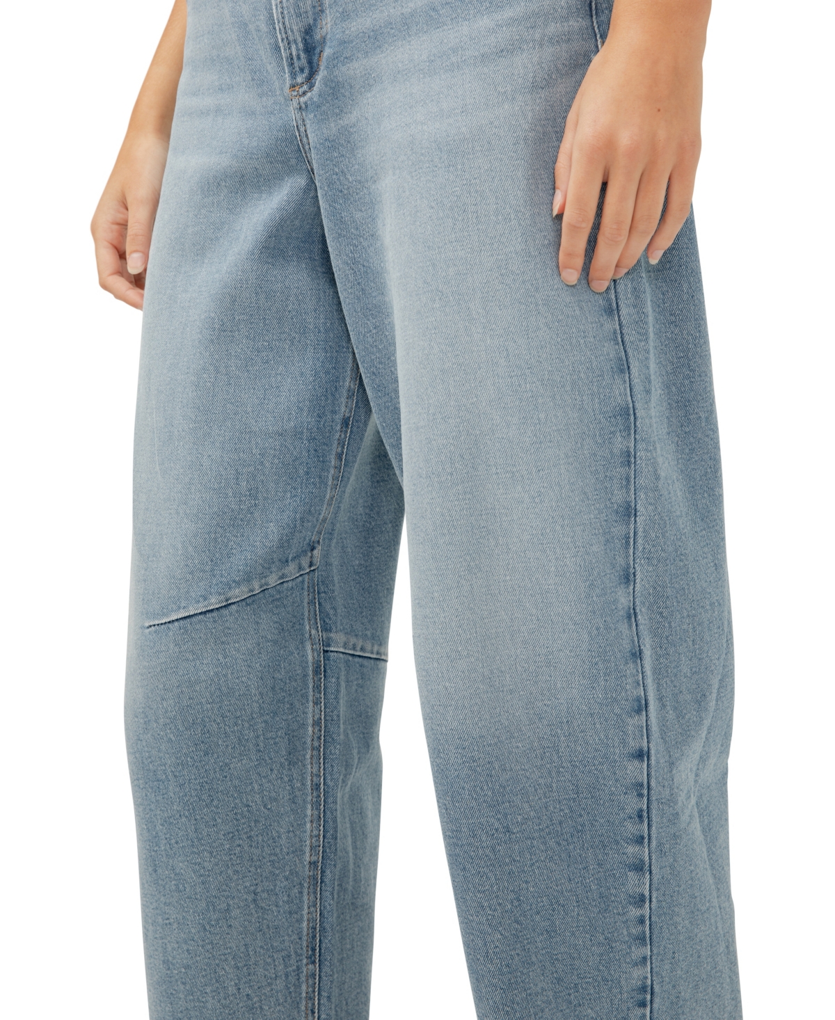 Shop Silver Jeans Co. Women's High Rise Barrel Leg Jeans In Indigo