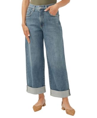 Women's Be Easy High Rise Cropped Wide Leg Jeans