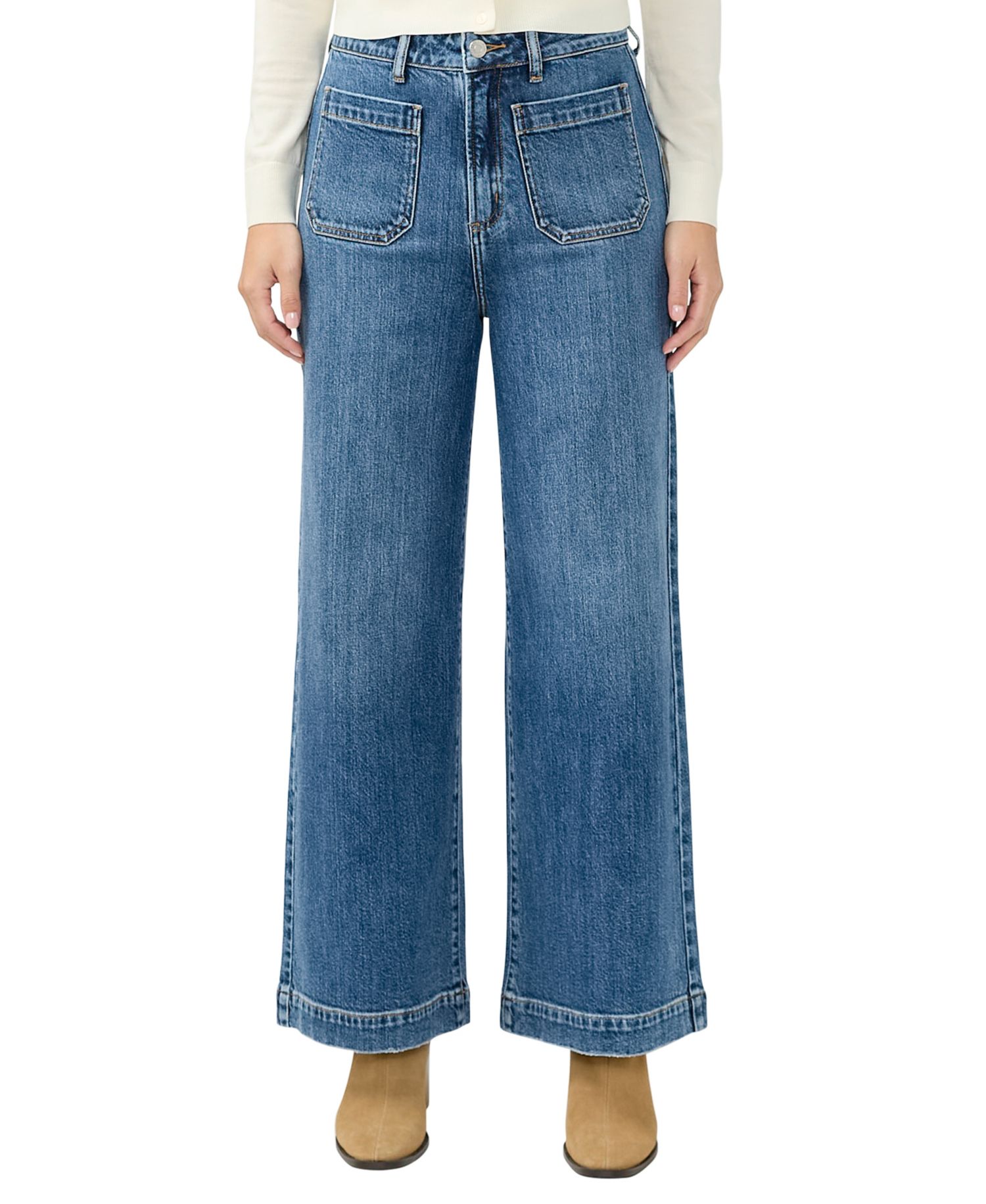 Women's 70s High Rise Wide Leg Jeans