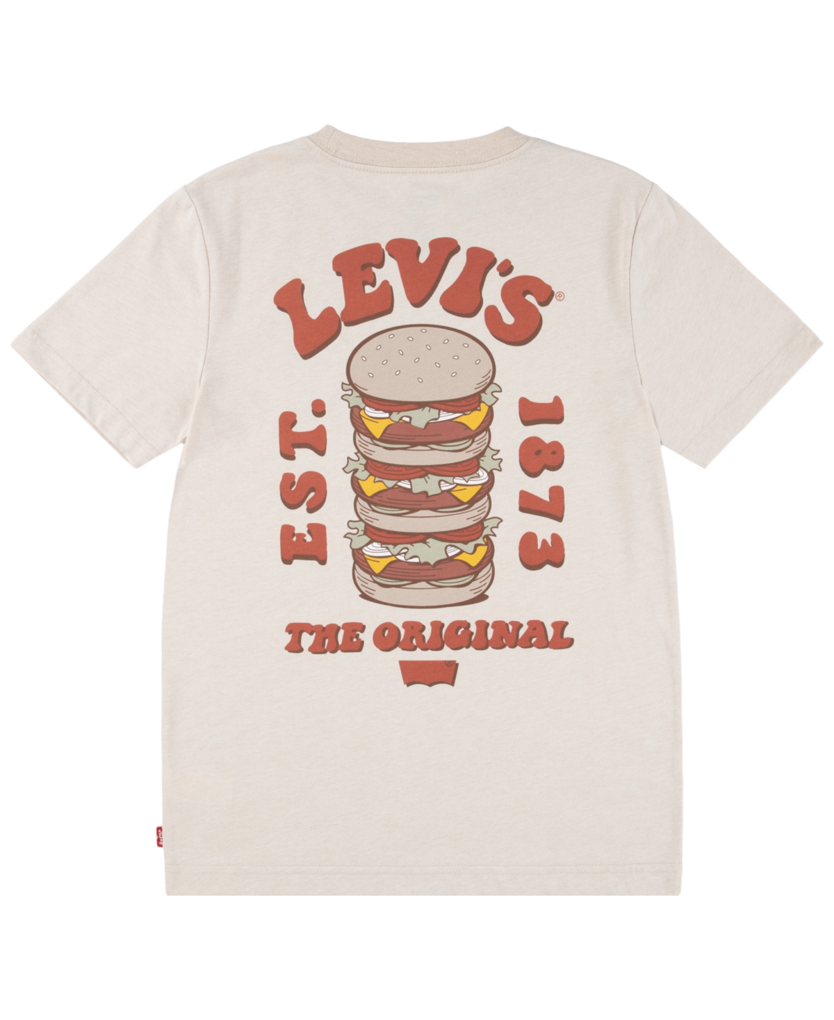 LEVI'S TODDLER & LITTLE BOYS BIG BURGER T-SHIRT 
