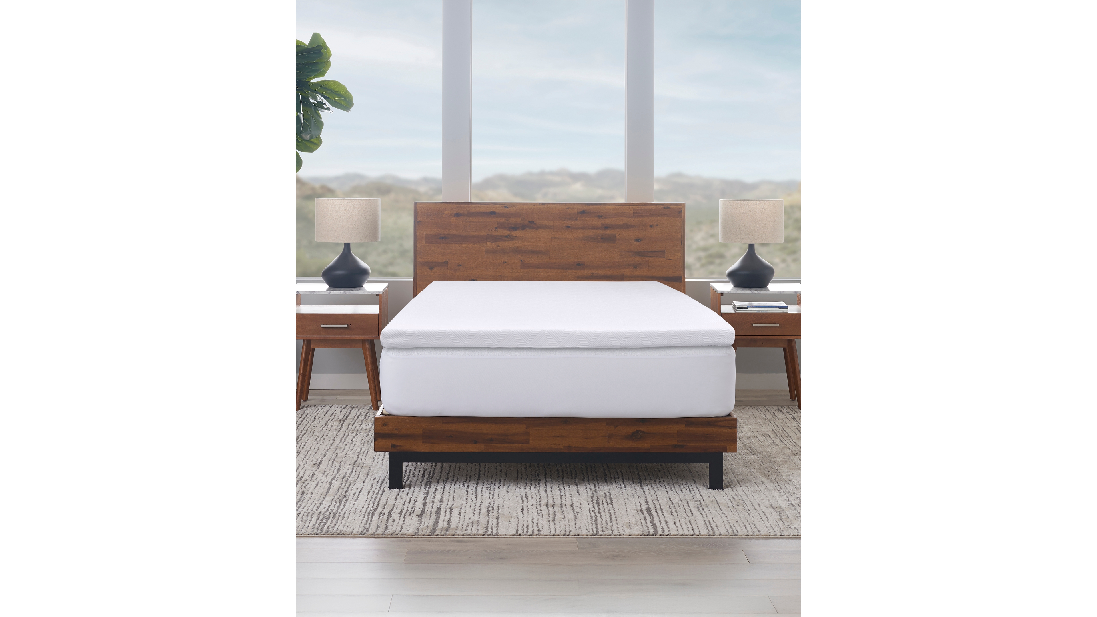 Ella Jayne 3" Memory Foam Mattress Topper, King