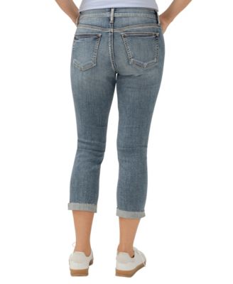 Women's Elyse Mid Rise Comfort Fit Capri Jeans