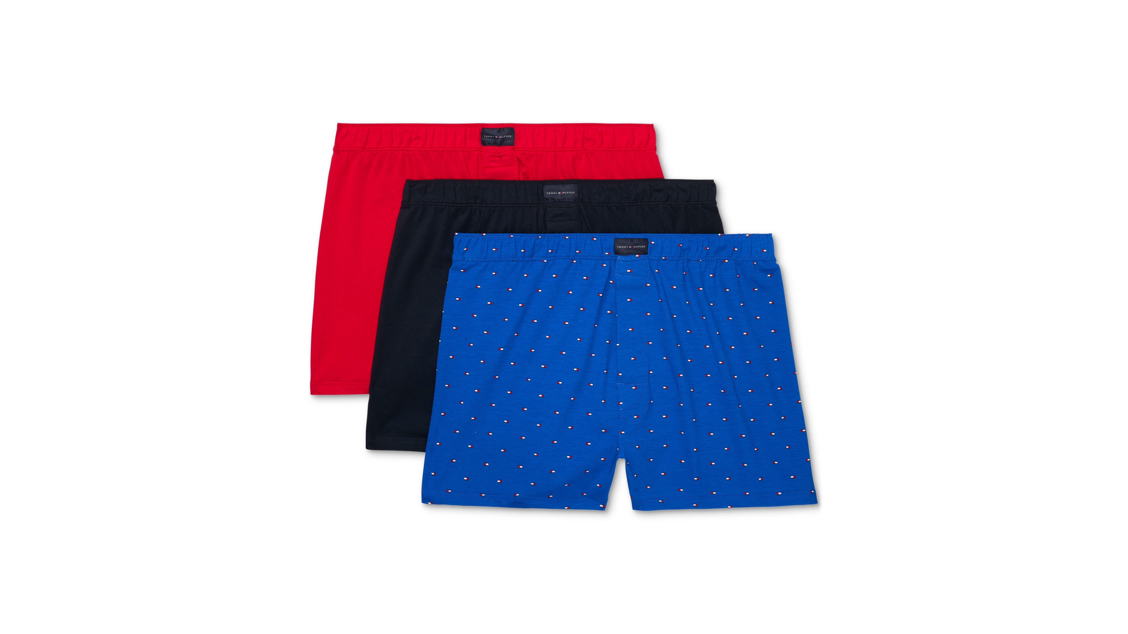 Tommy Hilfiger Men's 3-Pack All Day Comfort Knit Boxers