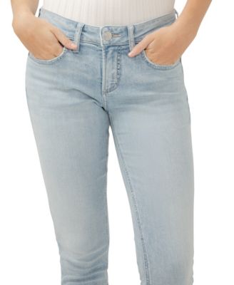 Women's Girlfriend Mid Rise Slim Leg Jeans