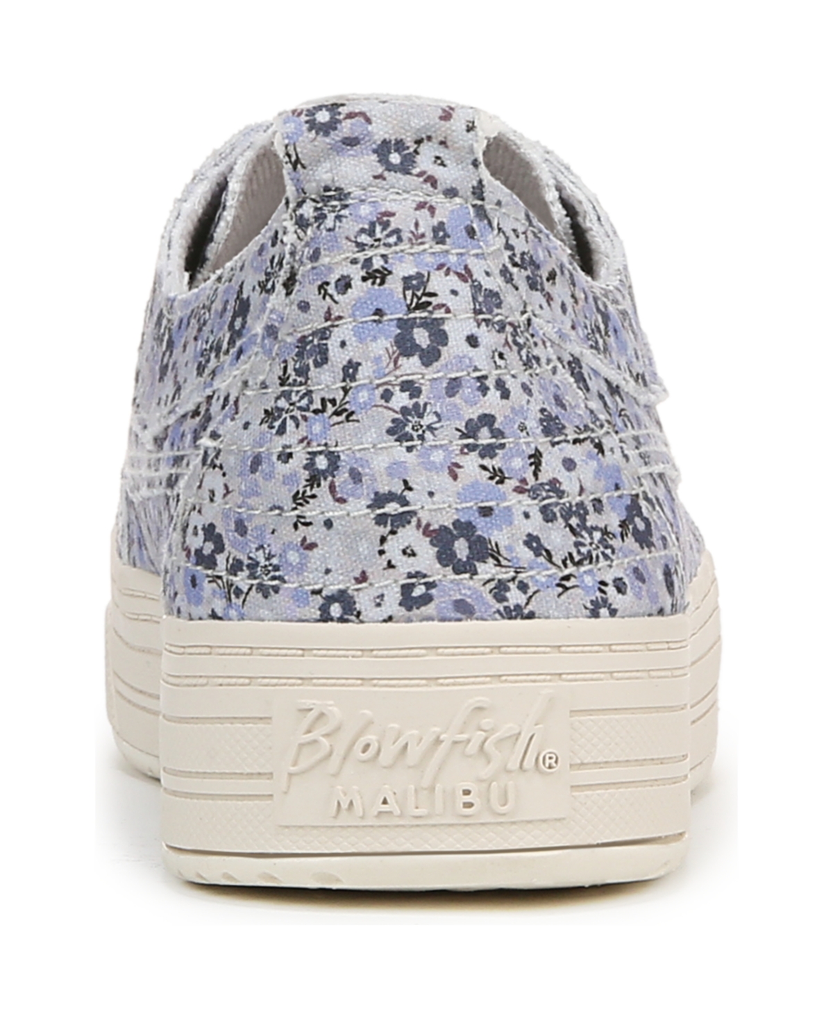 Shop Blowfish Malibu Women's Super Play Slip On Platform Sneakers In Blue Floral Fabric