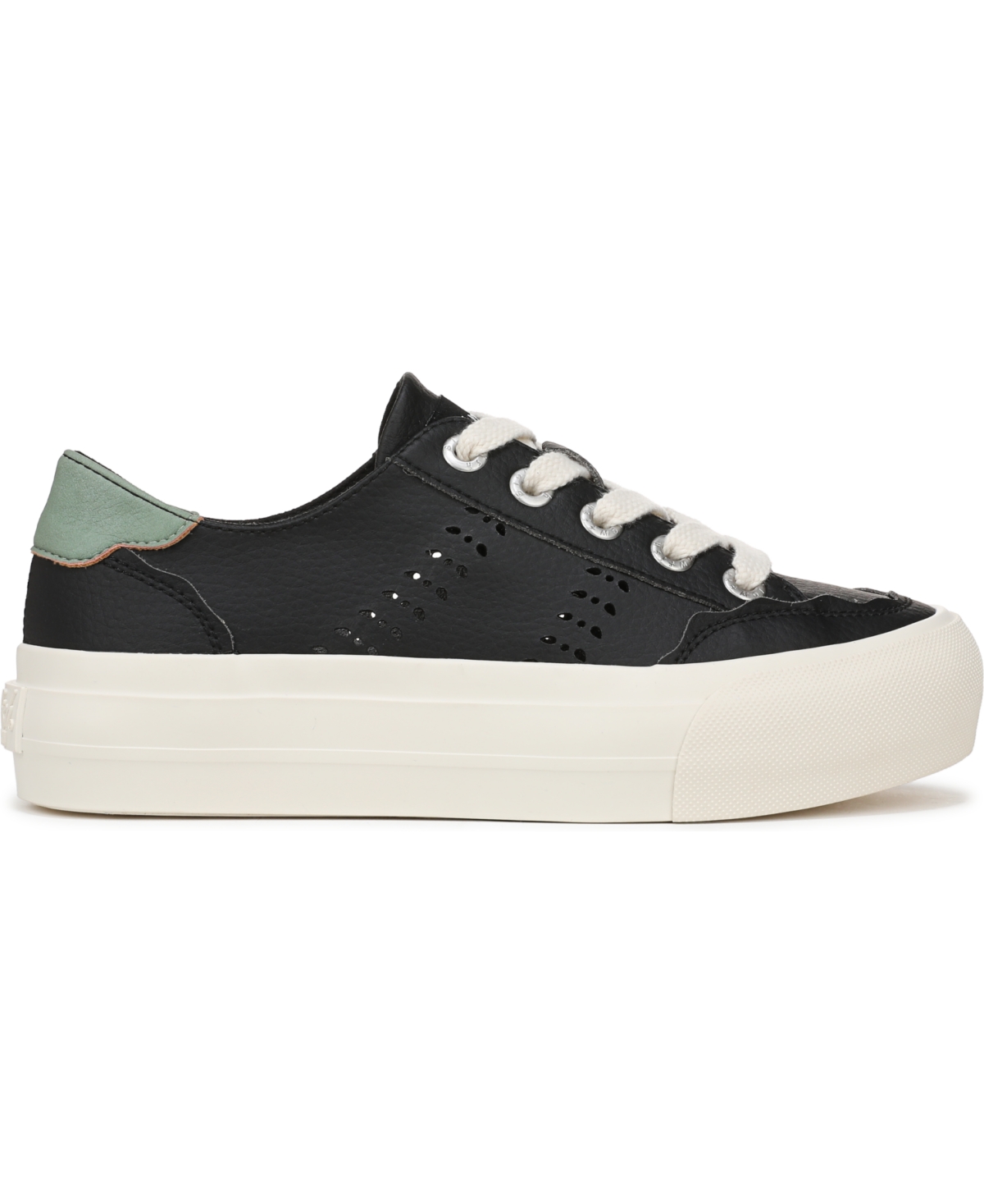 Shop Blowfish Malibu Women's Shade Lace Up Platform Sneakers In Black Faux Leather