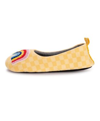 Women's Travel Ballerina Slipper with Patch