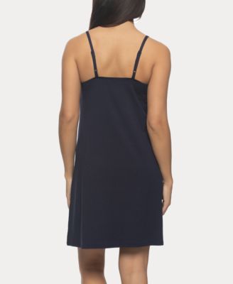 Women's Desiree Short sleeves with Lace Trim Chemise Sleepwear