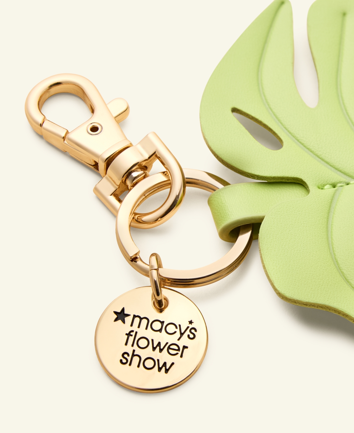 Macy's Flower Show Monstera Leaf Bag Charm, Exclusively At  In Green