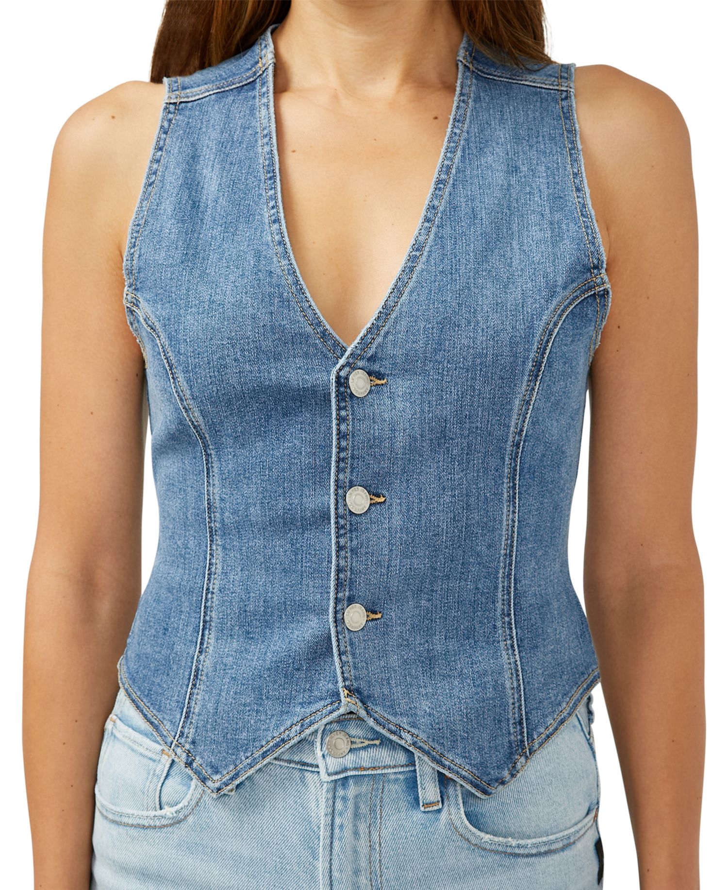 Women's Denim Vest