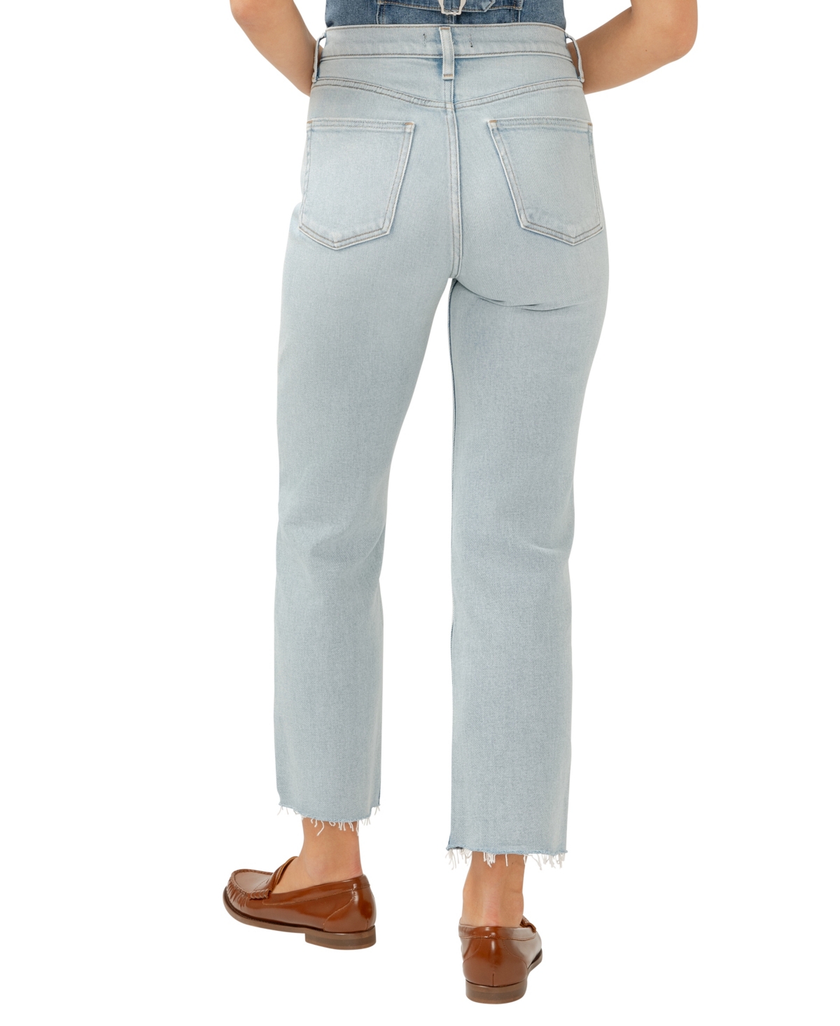 SILVER JEANS CO. WOMEN'S HIGHLY DESIRABLE HIGH RISE STRAIGHT LEG JEANS 