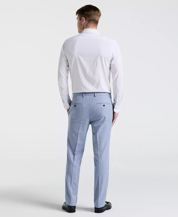 Men's Modern Fit Sharkskin Dress Pants - thumbnail 2