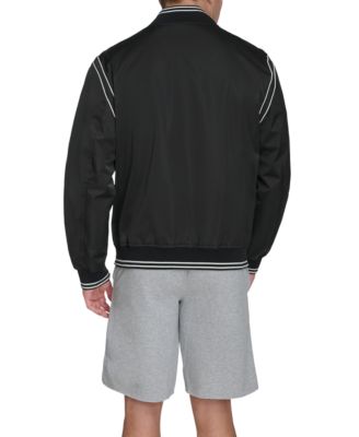 Men's Varsity Stripe Bomber Jacket