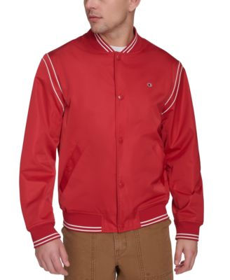 Champion - Men's Varsity Stripe Bomber Jacket