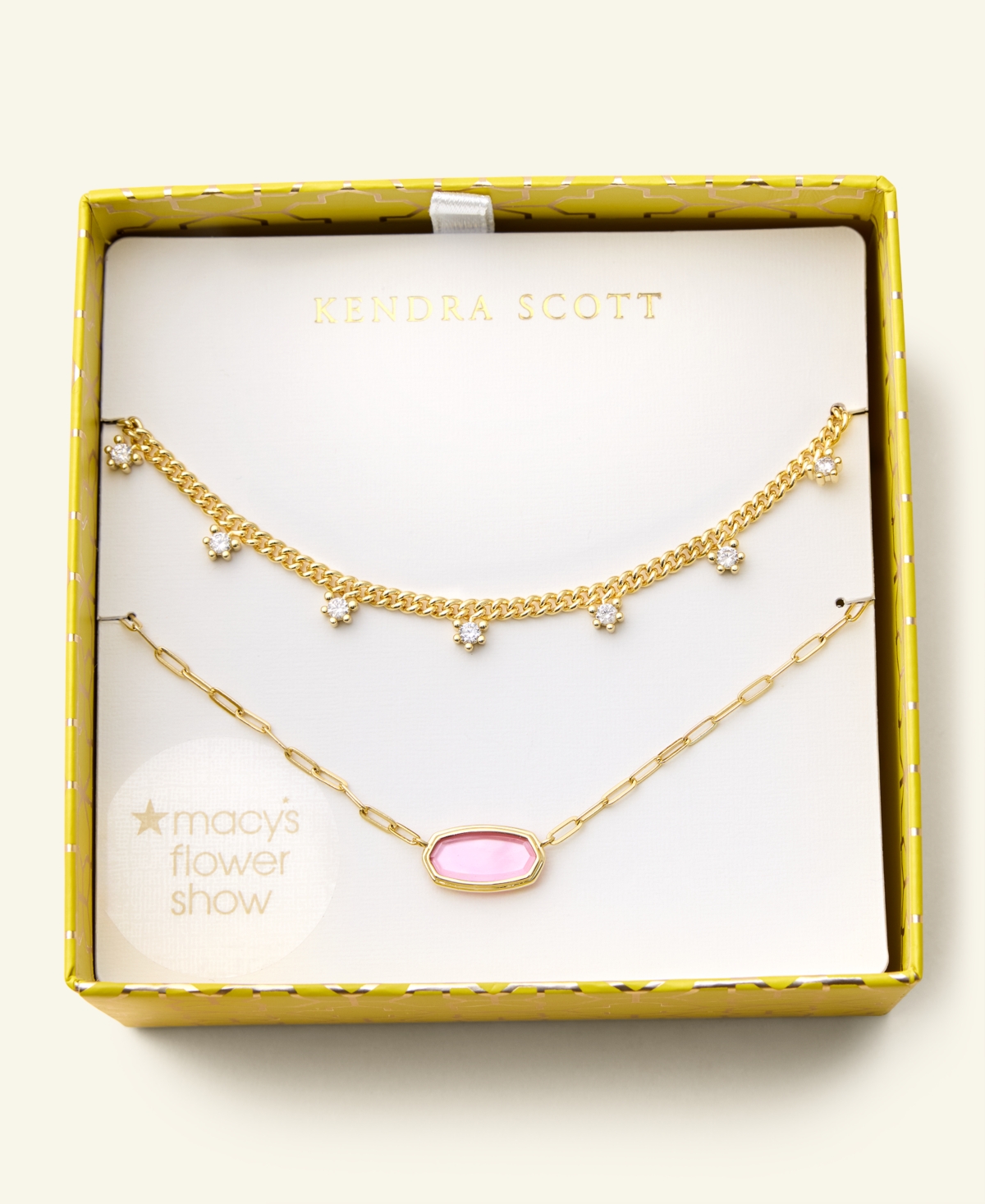 KENDRA SCOTT MACY'S FLOWER SHOW FRAMED ELISA MULTI STRAND NECKLACE, EXCLUSIVELY AT MACY'S 