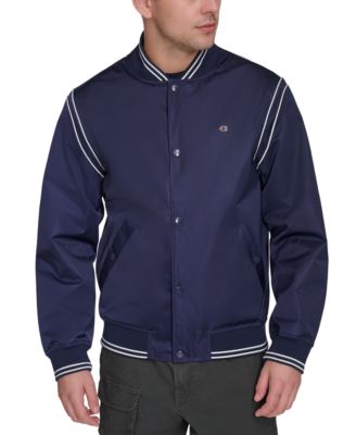 Men's Varsity Stripe Bomber Jacket