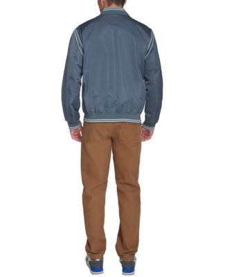 Men's Varsity Stripe Bomber Jacket