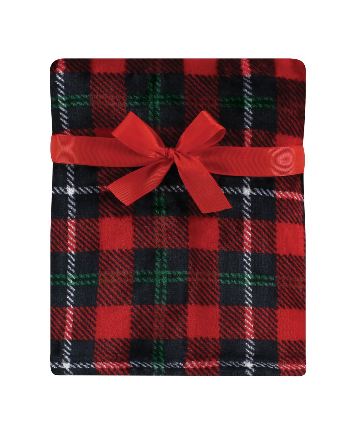 Hudson Baby Unisex Baby Plush Blanket with Toy, Rudolph And