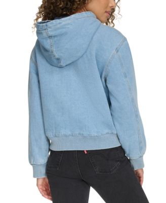 Women's Relaxed Workwear Hooded Bomber Jacket