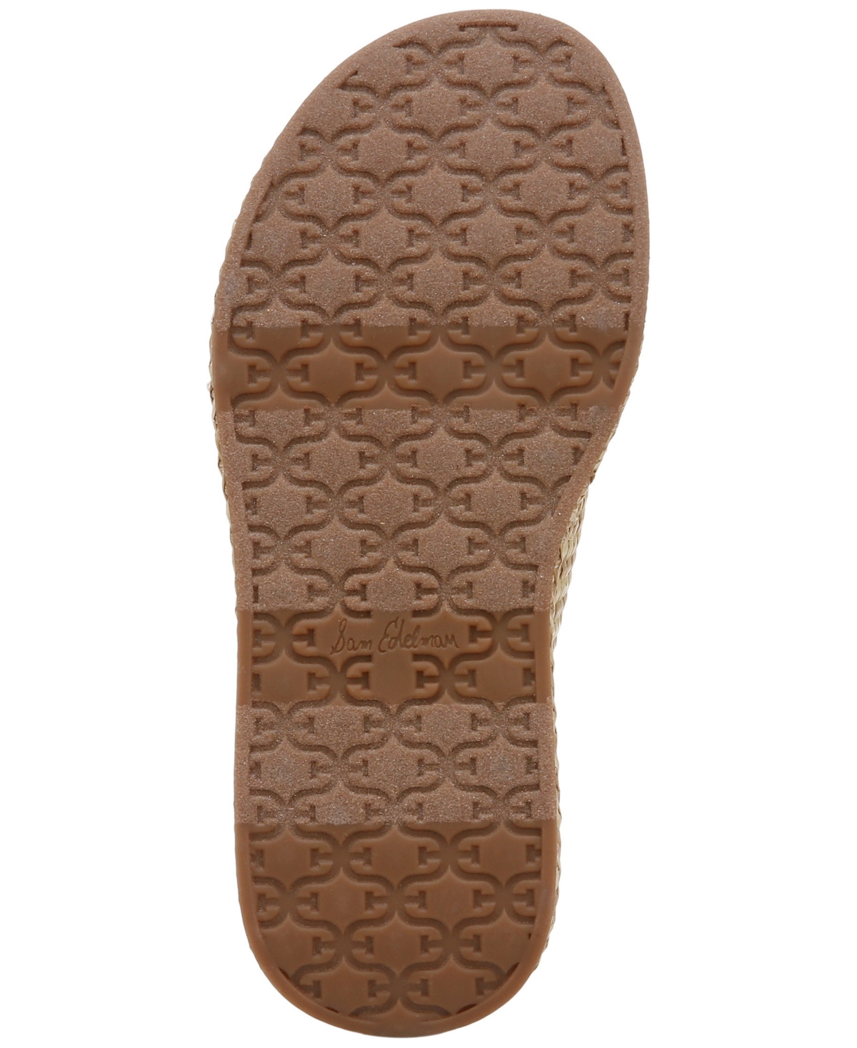 Sam Edelman Nerissa Two-strap Platform Sandal In Natural Faux Raffia
