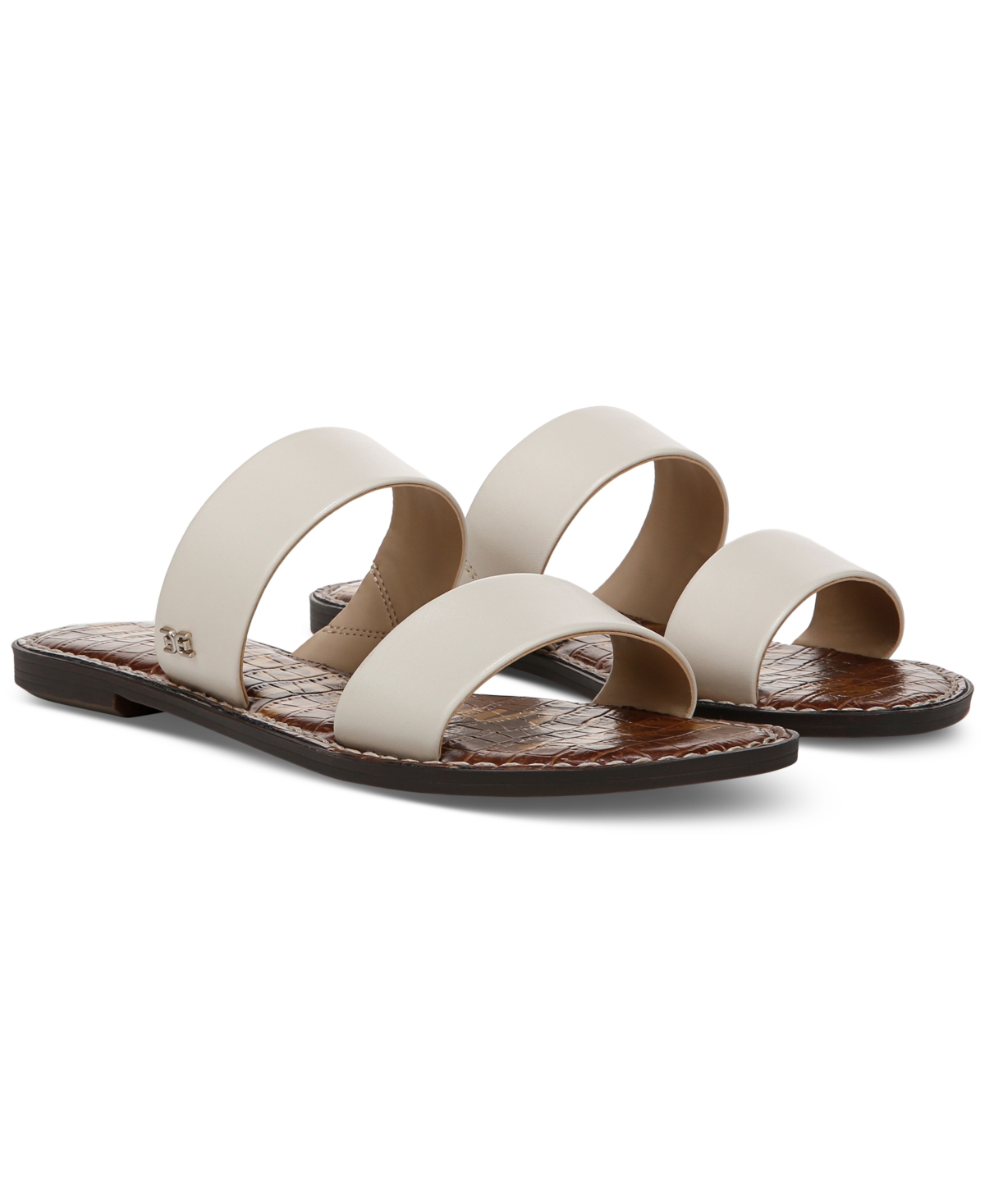 Sam Edelman Gala Slide Sandal In Modern Ivory Leather